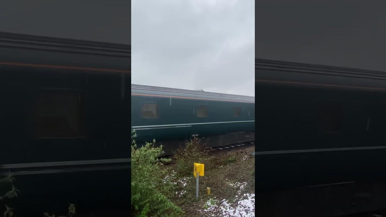 DRS Class 57 Drags Broken Down GWR Sleeper Train Past St George’s Crossing