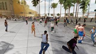 GTA SA - NPC Density - Test 2