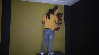 Melanin4 (spank) mural time lapse