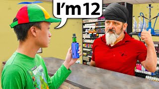 Buying Vapes While Acting Like A Kid