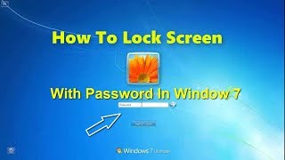 How To Lock Screen with Password in Window 7 screenshot 1