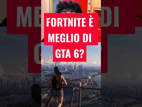 Fortnite è MEGLIO di GTA 6! 🔥 #gaming