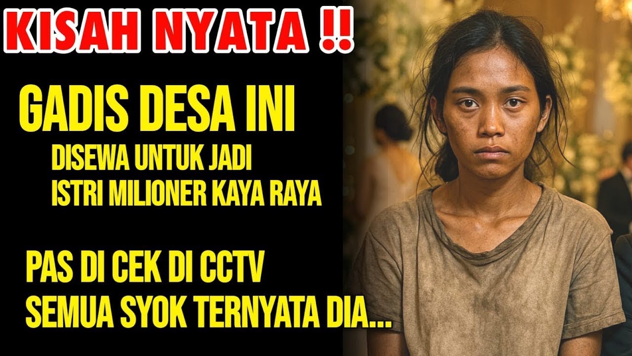 KISAH NYATA ! GADIS DESA DISEWA UNTUK JADI ISTRI MILIONER, PAS DI CEK DI CCTV SEMUA SYOK TERNYA