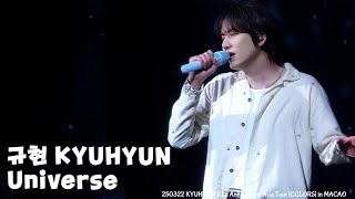 250322 KYUHYUN 10th Anniversary Asia Tour [COLORS] in MACAO Universe