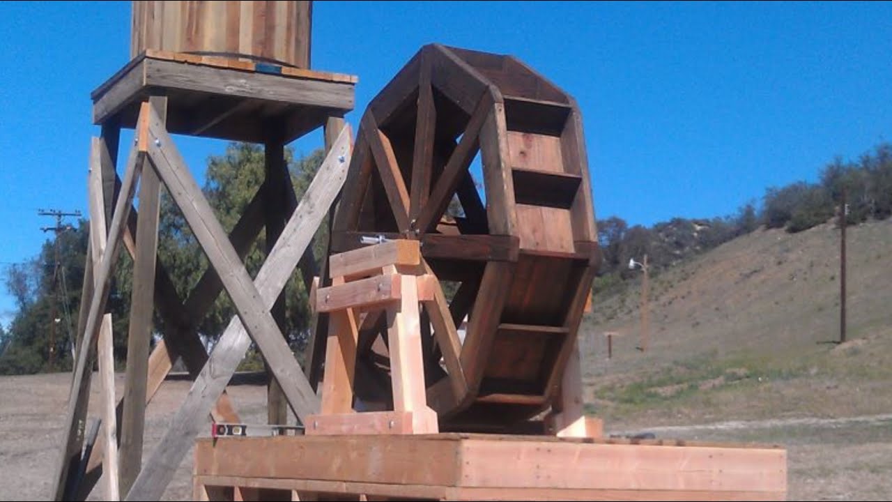 We made a WATER WHEEL for an Abandoned Wild West Ghost Town (Pt.4 ...