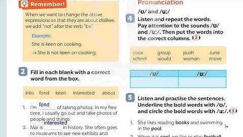 Tiếng Anh Lớp 8 Global Success (Unit 1 Leisure time) A Closer Look 1 (Học Hè 2025)