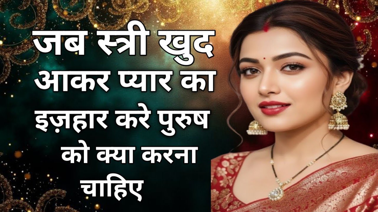 जब स्त्री खुद आकर प्यार का इज़हार करे — पुरुष को क्या करना चाहिए | रिश्तों की सबसे बड़ी ज़िम्मेदारी