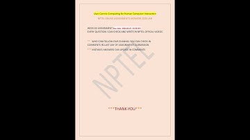 User-centric Computing For Human-Computer Interaction(WEEK 2)2024JAN_NPTEL