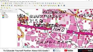 QGIS Lesson 2 I How to Digitize Toposheet using Point,Line &Polygon feature in Qgis !