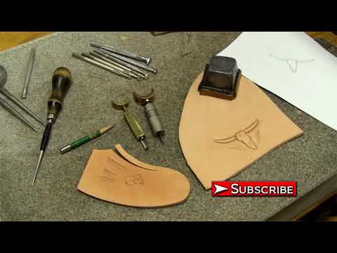 Leather tooling basics tutorial for beginners with Craftools and other  select #leathercraft tools 