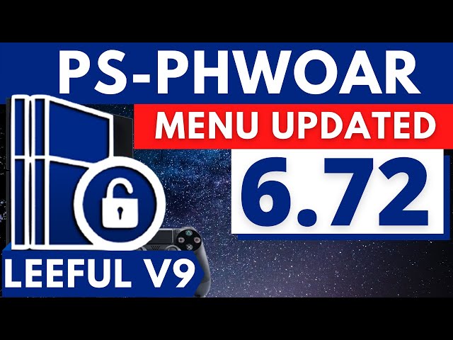 EP 10) Installing GTA-V Mod Menus on PS4 (6.72 or Lower!) 