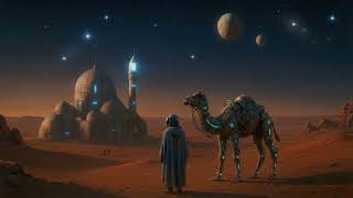 Mosque on Mars | Sandstorm, Radio, Athan, Surah Ar-Rum | Space Ambiance for TV & Sleep | 1 Hour Loop screenshot 4