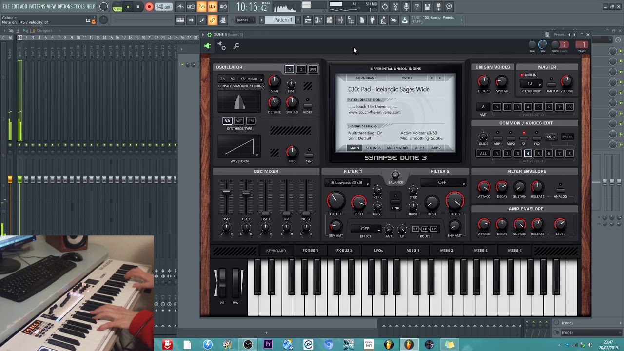 Dune 3 Pads Demo Improvisations 4