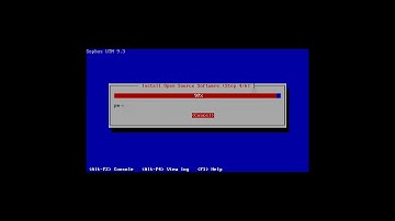 P1 Install Sophos UTM 720p