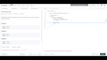 Leetcode | To LowerCase | Java | solve tolowercase problem in most easy way.