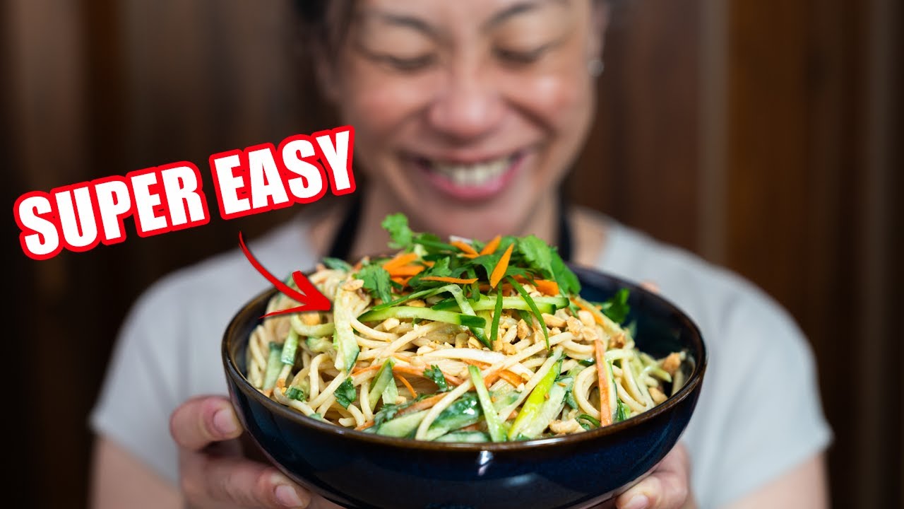 Cold sesame noodles