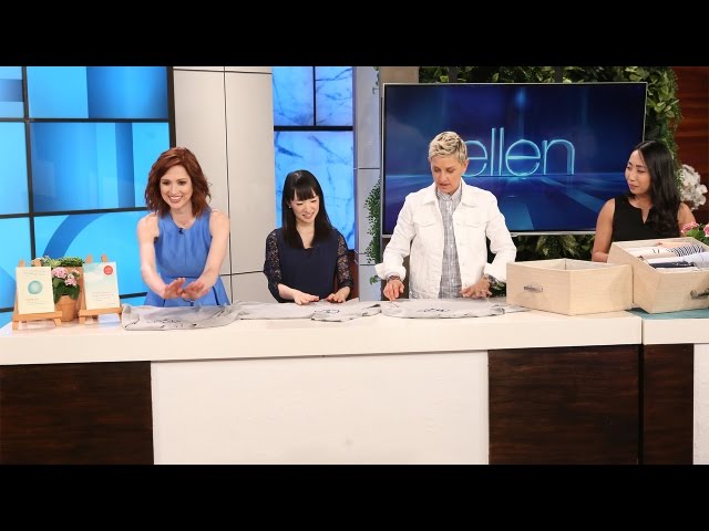 Ellen and Ellie Get Organized with Marie Kondo