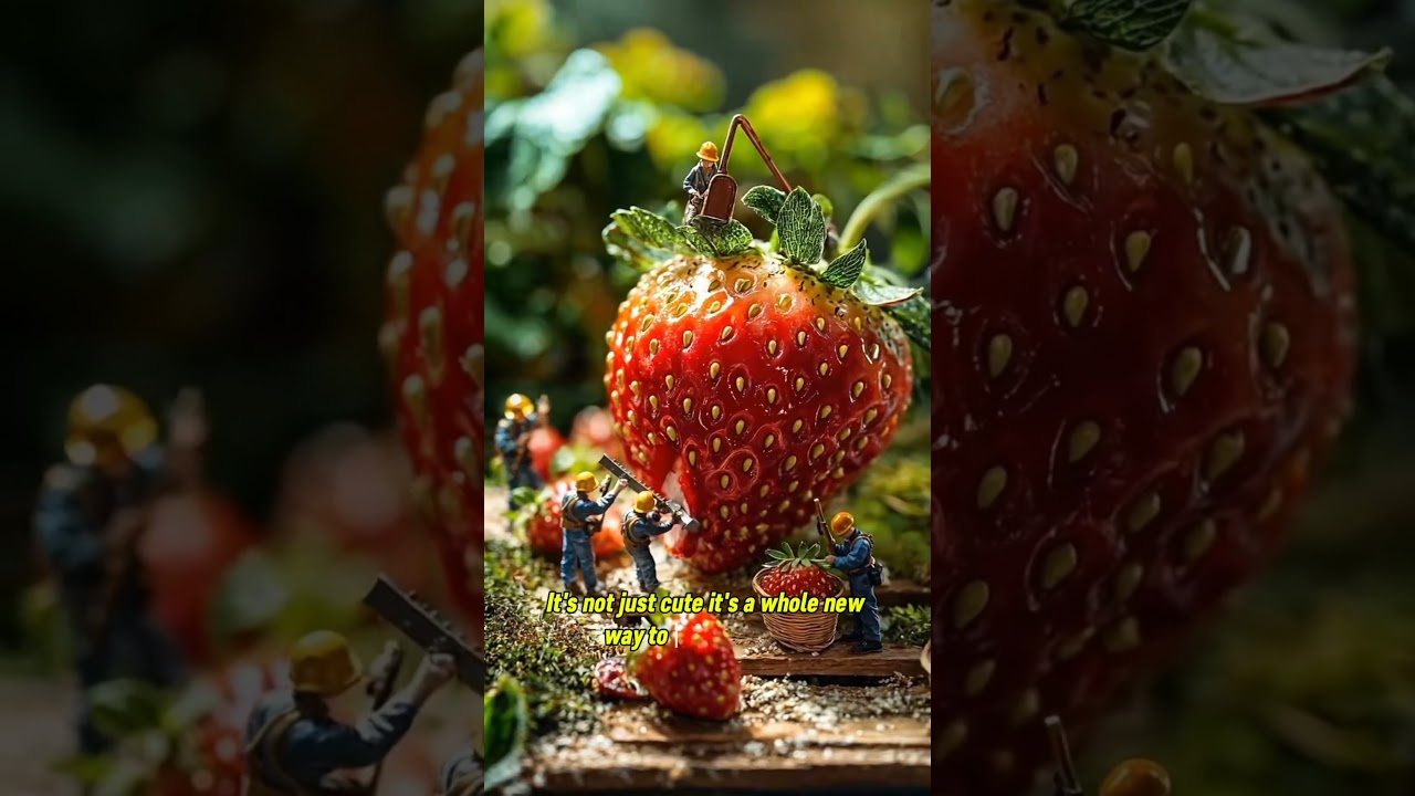 "Miniature Fruit City 🍉✨ | You Won’t Believe This Tiny World!"