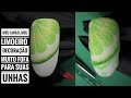 Decoração de limão para unhas/ Esmalte em gel/ pintura de unhas