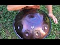 Ovo handpan  kurd d 9 notes ember steel