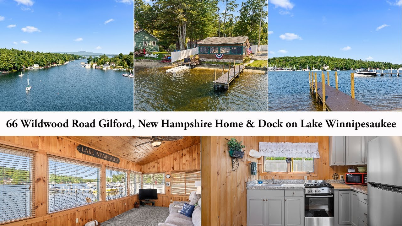66 Wildwood Road Gilford, New Hampshire Home & Dock on Lake