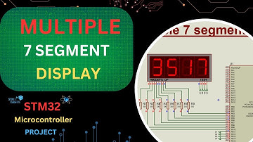 Multiple 7 segment display | Proteus | STM32F103C8T6 | STM32 Blue Pill | STM32CUBEIDE | STM32