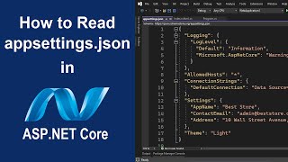 How to read appsettings.json in ASP.NET Core (.NET 7) | Read appsettings.json Parameters by BoostMyTool 3,464 views 7 months ago 4 minutes, 19 seconds