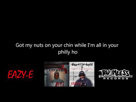 Eazy-E Wut Would You Do ft. Dirty Red (Lyrics Video) (HD) (Dr. Dre, Snoop Dogg & Death Row Diss)