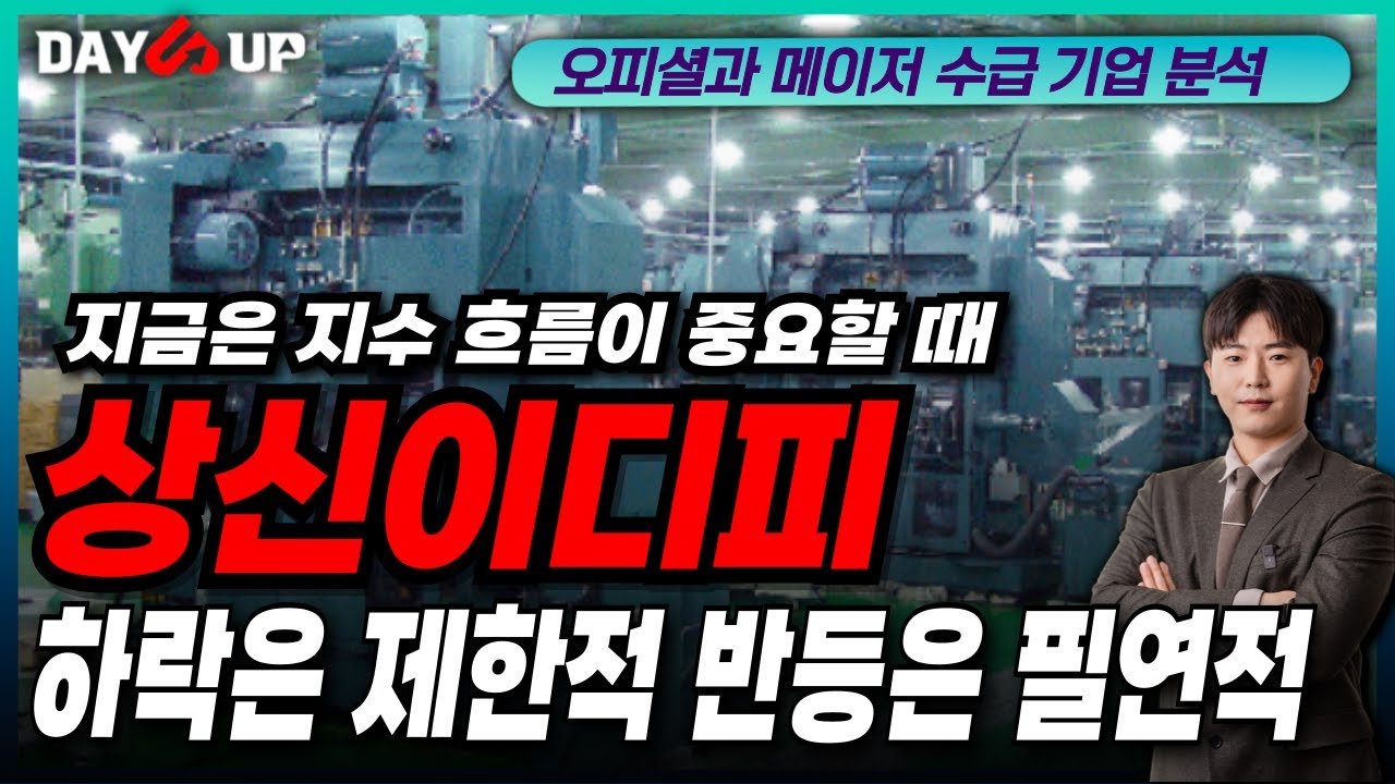 [상신이디피 주가전망] 하락은 제한적 반등은 필연적 ｜ 지금은 지수 흐름이 중요할 때