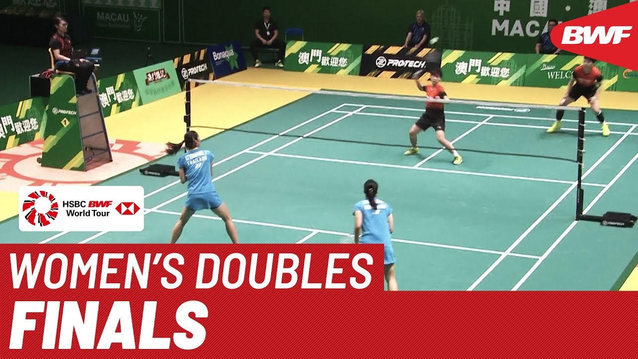 F | WD | DU/LI (CHN) [1] vs. KITITHARAKUL/PRAJONGJAI (THA) [2] | BWF 2019