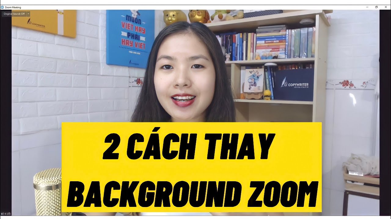 Cách cài background hay hình nền nền của zoom tại sao có phông xanh mà hình  nền vẫn lóa  YouTube