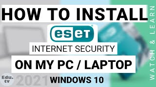 How to install Internet Security software?|how to install ESET on laptop| Install ESET on Windows 10 screenshot 5