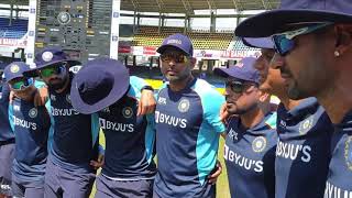 The Joy Of Receiving Odi Cap Suryakumar And Ishan Krishan Receive Respective Caps