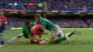 Second Half Highlights Wales V Ireland Rugby Match 02 Feb 2013