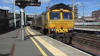 4N03 1123 GBRf 66738 & 66723 Carlisle N Y  to Clitheroe Castle Cement Gb