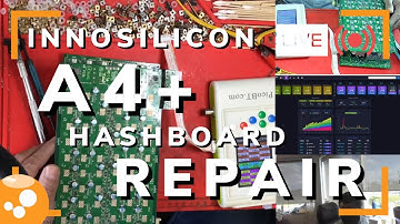 Innosilicon A4+ Hashboard Repair - Bitcoin ASIC Miner Repair LIVE - 007