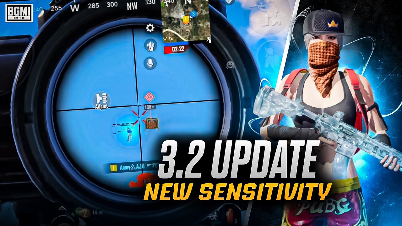 BGMI 3.2 UPDATE ZERO RECOIL SENSITIVITY | BGMI 3.2 UPDATE