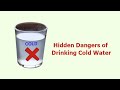 8 Hidden Dangers of Drinking Cold Water after a Meal !!