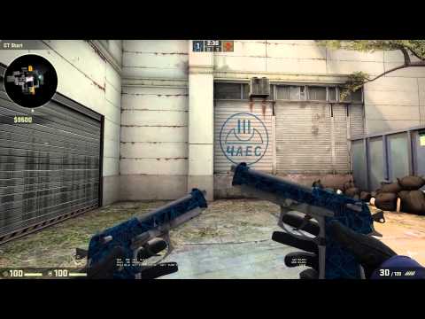 CS:GO Item Showcase: Dual Berettas Cobalt Quartz - Minimal Wear