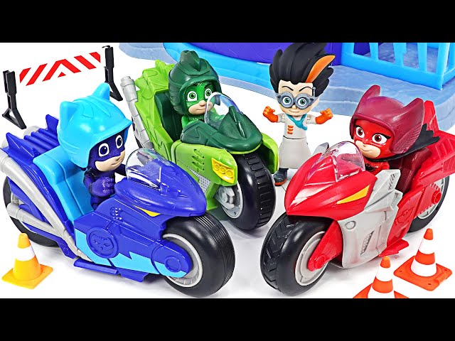 UPD パジャマスク バスバディセット パジャマスクキックバックバイク！ 引き戻して行く!！| ドゥドゥ