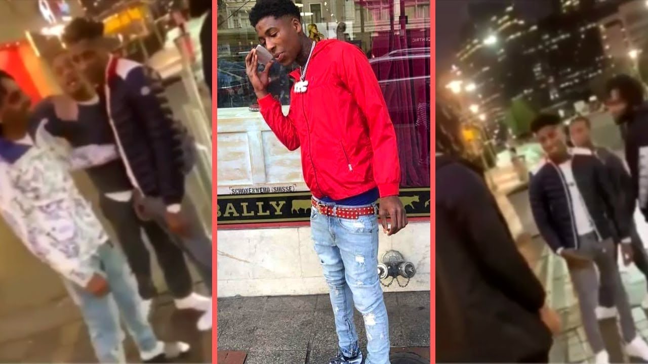 NBA YoungBoy Laughs At Man Yelling At Him Outside Of Store and Stares (YB Reaction Is Priceless) NBA YoungBoy Laughs At Man Yelling At Him Outside Of Store and Stares (YB Reaction Is Priceless)