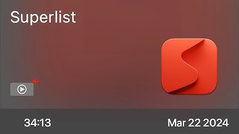 Superlist - Preview