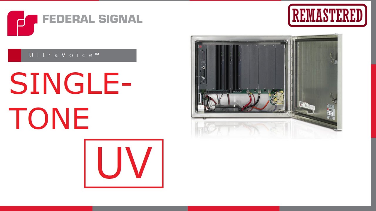 Federal Signal UV Controller single-tone | All signals synth (Remastered)
