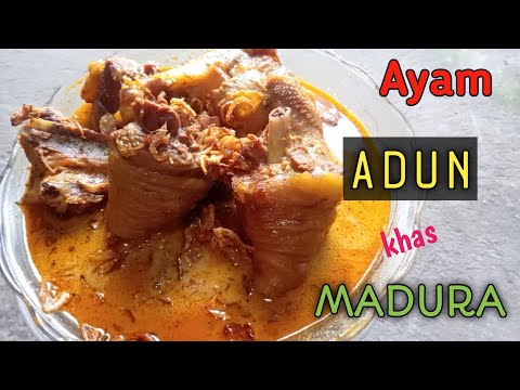 Masakan Ayam Adun Khas Madura