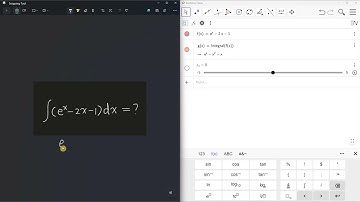 use Geogebra to solve indefinite integral questions