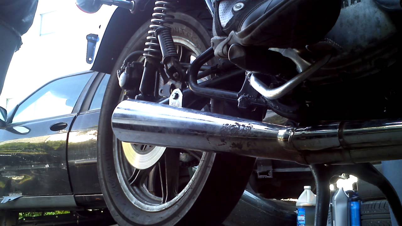 XS500 2into1 exhaust YouTube