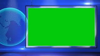 Breaking News Green Screen Background 30 MINUTES. NEWS LOWER THIRD.