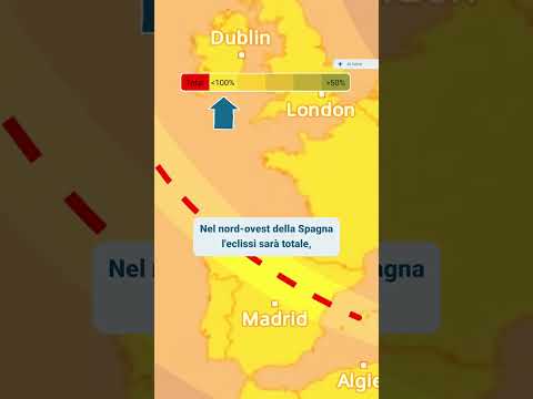 Video Eclissi solare del 12 agosto: come vederla in Italia