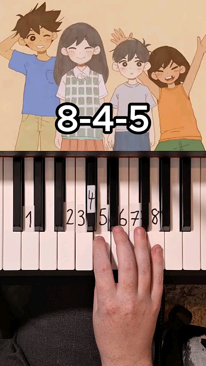 Final Duet Omori Piano Tutorial #shorts