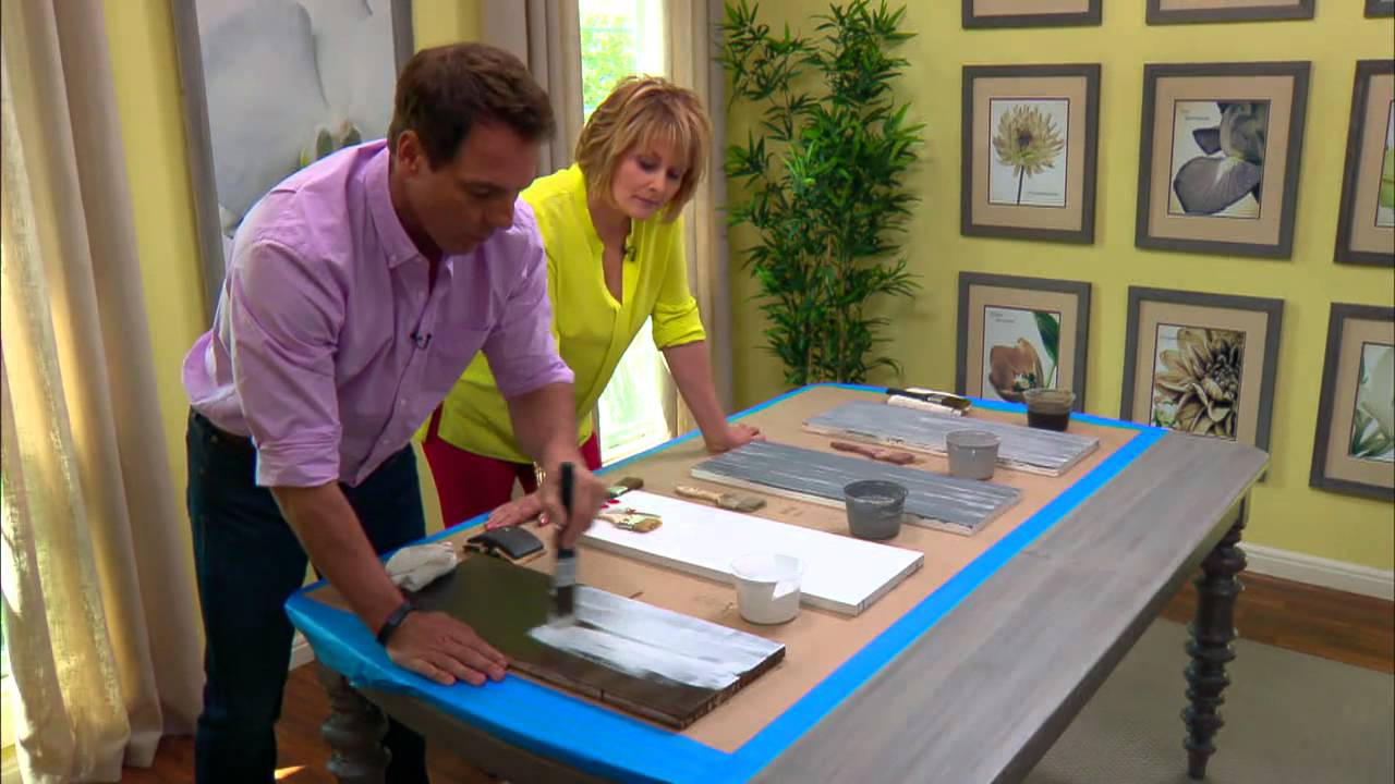 Home & Family - How to Make a DIY Faux Finish